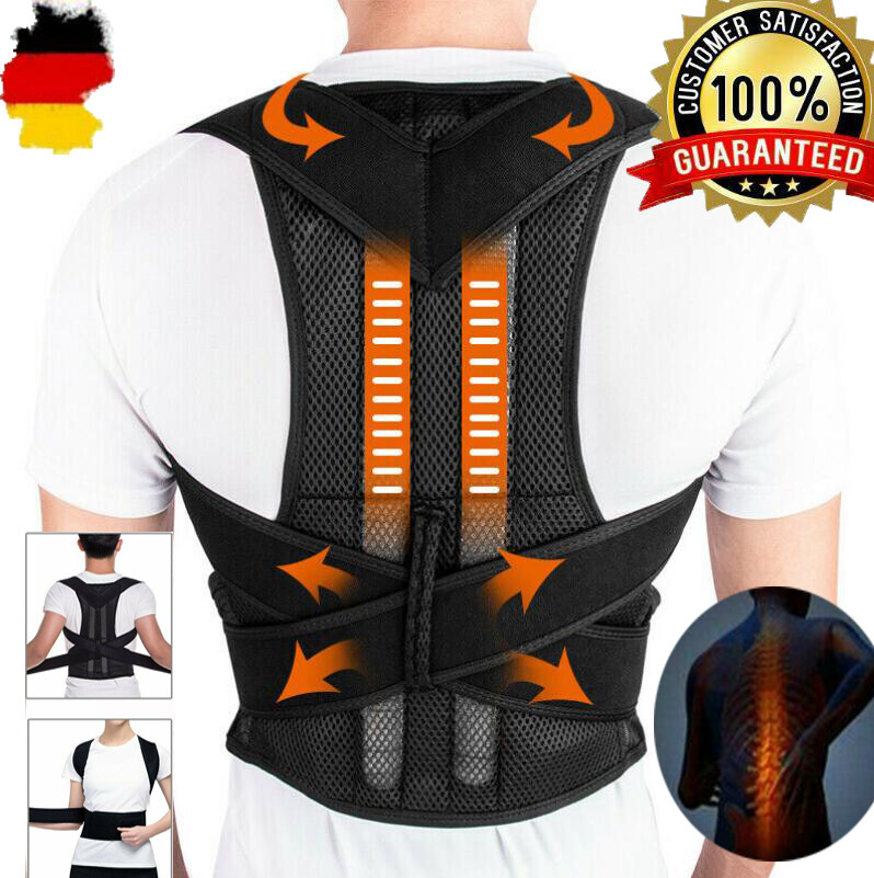 Rückenbandage Haltungskorrektor Rückengürtel Geradehalter Stabilisator Verbände