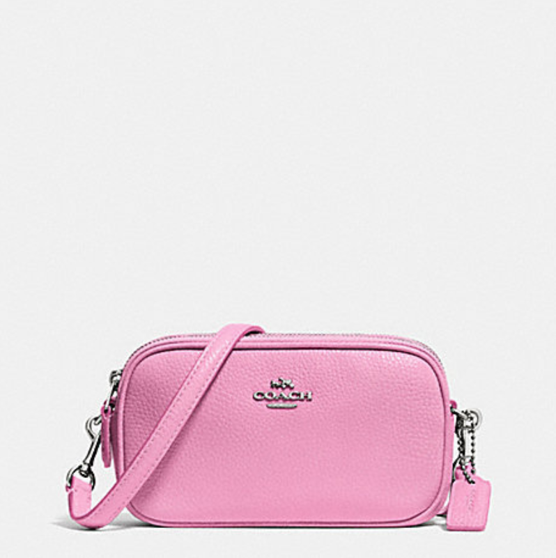 バッグ COACH Signature Accessory Pouch Pink Bag Coach Pink Signature Accessory Pouch Handbag Used | eBay