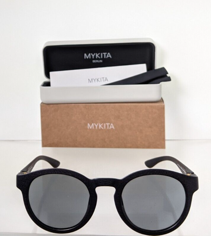 Pre-owned Mykita Brand Authentic  Mylon Sun Giba Col. 301 52mm Black Frame In Gray