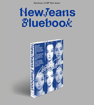 NEWJEANS 1st EP Album 'New Jeans' [BLUEBOOK Version] CD+LogBook+PBook+etc SEALED