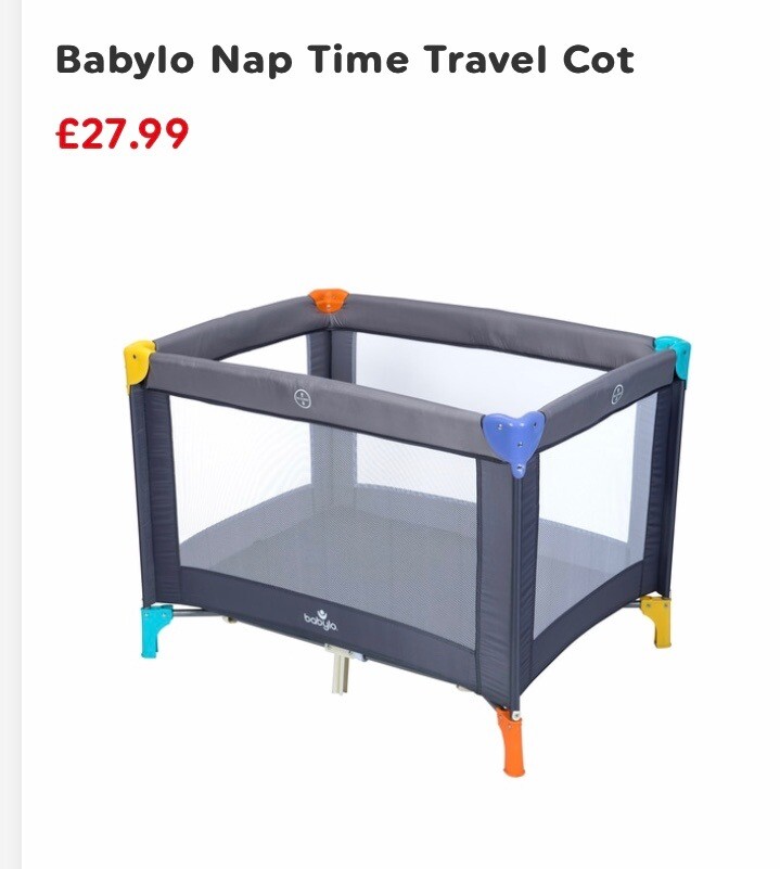 Babylo naptime travel cot mattress new arrivals