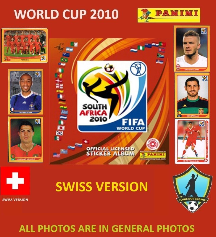 2010 FIFA WORLD CUP PANINI カード　セット Panini World Cup South Africa 2010 Stickers Pick Choose pegatinas