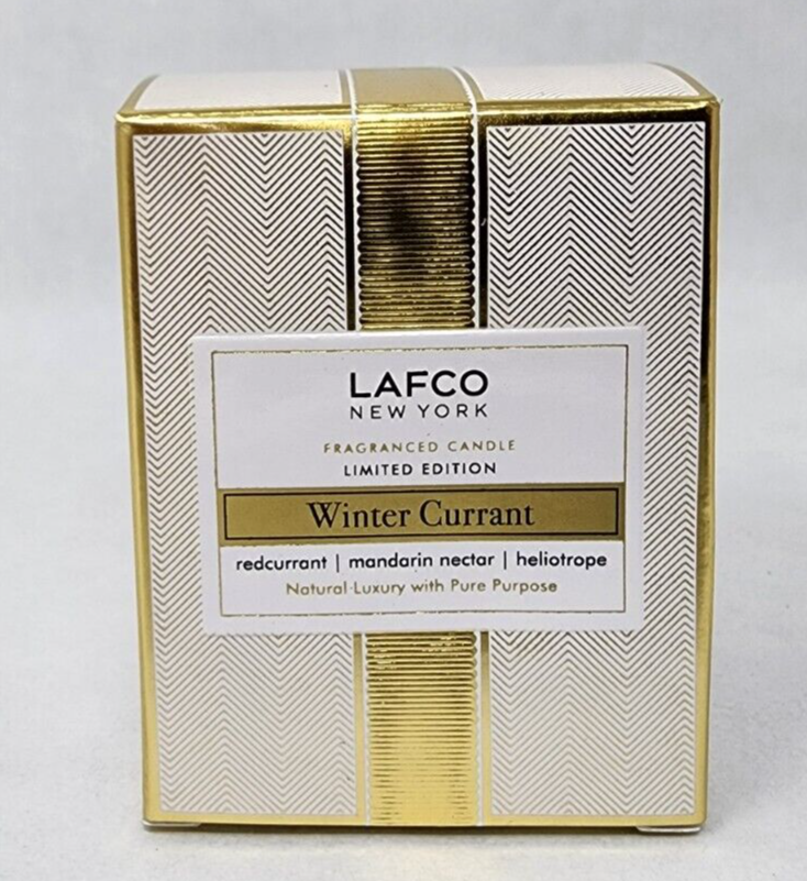 LAFCO New York WINTER CURRANT Fragranced Votive Candle Limited Edition, 2 oz.