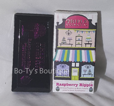 TRIFLE Cosmetics Raspberry Ripple Ombre Radiance Blush Palette *NEW* NIB 0.11 oz