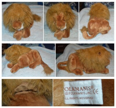 Pre-loved Folkmanis Lion cuddly toy hand puppet
