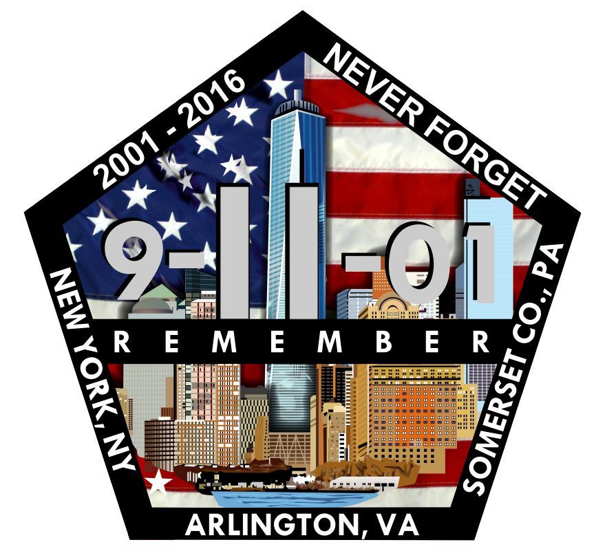 Pentagon, FDNY 911 15th Anniversary Memorial Decal - Various Sizes