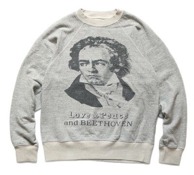 KAPITAL Beethoven Smile スウェット Kapital Moonlight Smile Crewneck Sweatshirt – Justin Reed