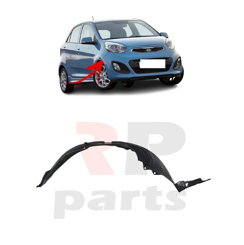 FOR KIA PICANTO 11-17 NEW FRONT WING ARCH LINER MUD SPLASH GUARD RIGHT O/S