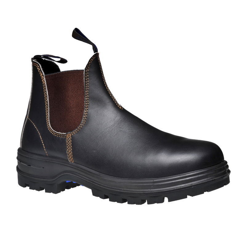 Blundstone Work Boots, 140, Brown Elastic Sided, Steel Toe Safety, Wider Fit. | eBay