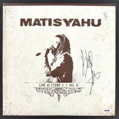 Matisyahu Signed Autograph Album Vinyl Record LP - Live at Stubbs Vol II PSA COA