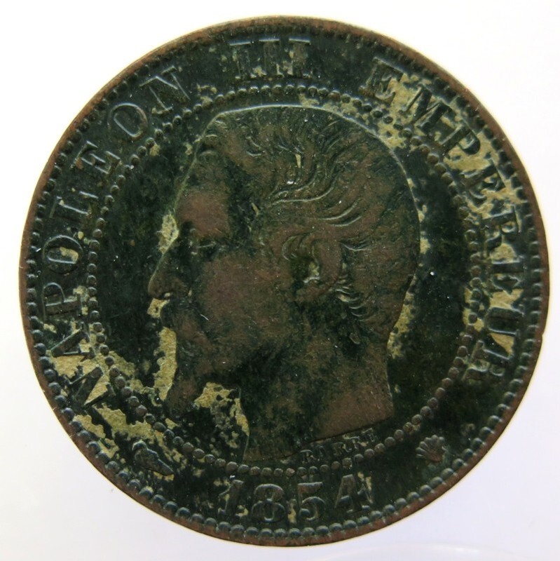 F11614.2 - France - 5 Centimes NapolÃ©On Iii - 1854 Ma