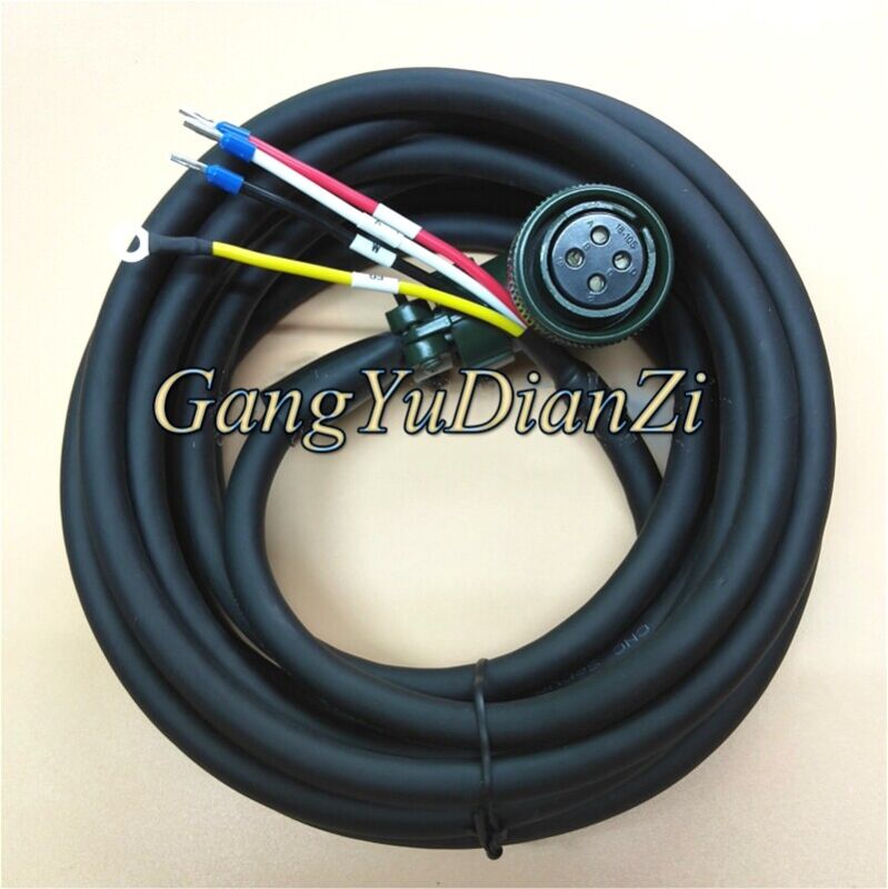 1pcs New For Sgmgh-13aca61 1kw 4-core Servo Motor Power Cable 30m