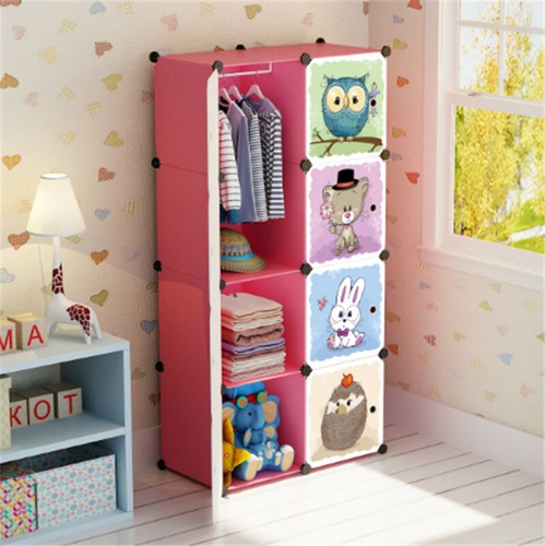 Baby Kids Clothes Storage Wardrobe Armoire Organizer Closet