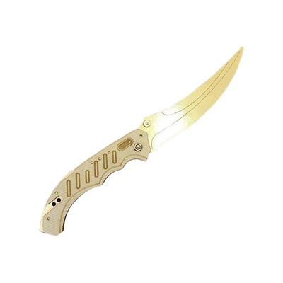 Toy Knife Wooden Children Souvenir 'Flip Gold' 8