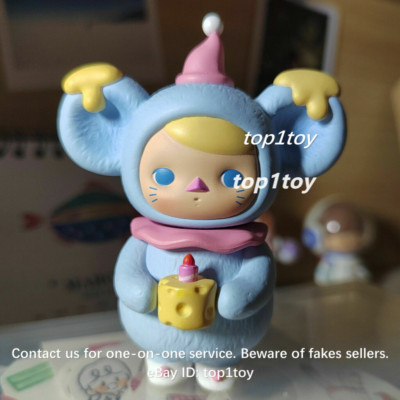 POP MART x PUCKY New Year Mouse Babies Blue Little Mouse Mini Figure