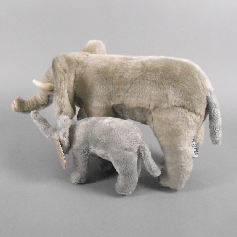 Russ Yomiko Classics Elephant with Baby Plush Toy 10
