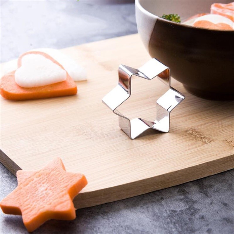 12pcs Stainless Steel Fondant Biscuit Pastry Cookie Cutter Cake Baking Mold Tool