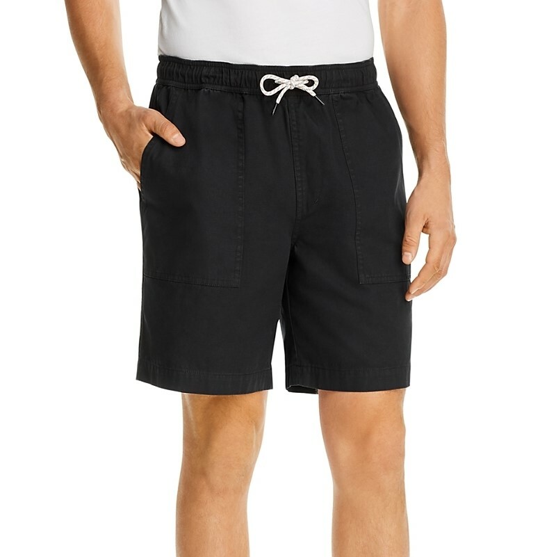 Penfield 257767 Mens Renard Regular Fit Shorts Solid Black Size Medium
