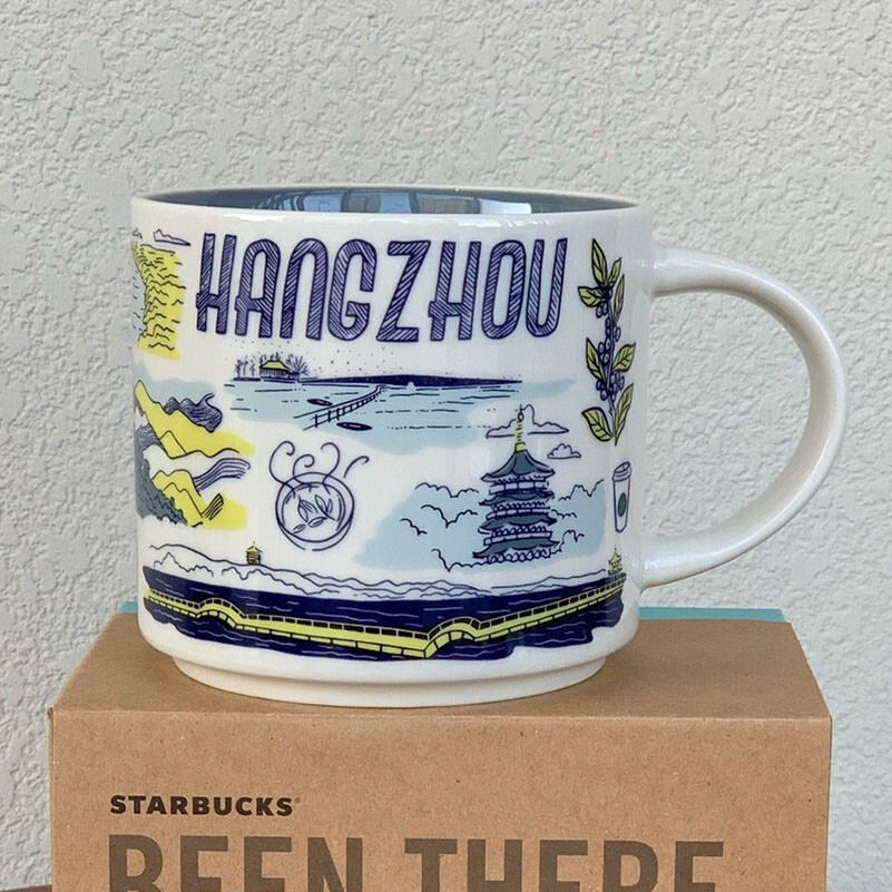 New 2022~Starbucks China Been There Series BTS Hangzhou 14oz