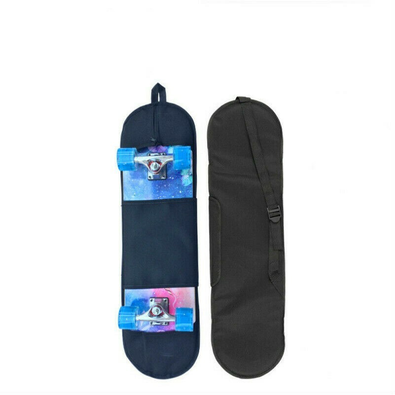 2pcs Skateboard Storage Bag Backpack Shoulder Carrier Case Strap 60CM 80CM