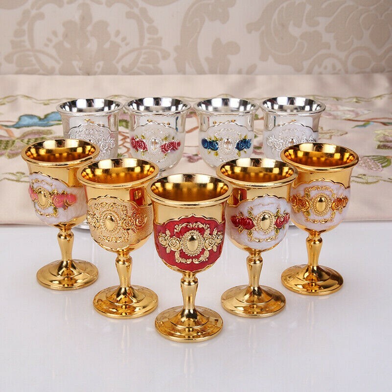 Tarot Water Elemental Chalice Goblet Cup Wicca Altar Pagan Retro Props Mini Chic