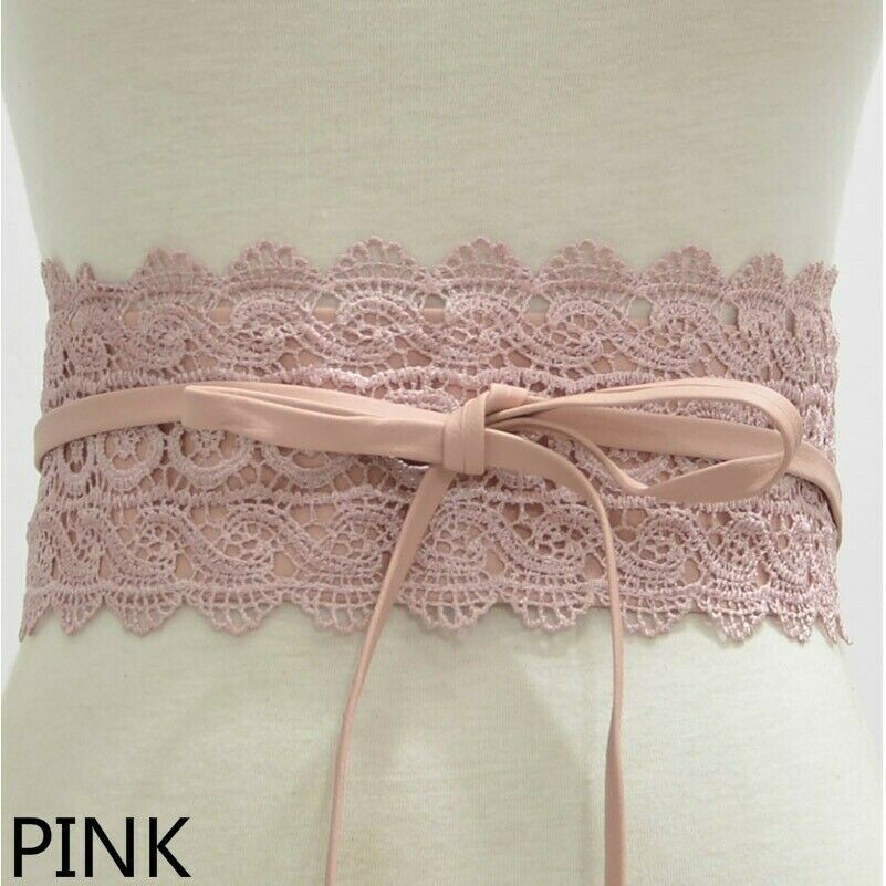 Donna Pizzo Cinghia Larga Cintura Cintura Corsetto PU Ecopelle Gotico Lolita