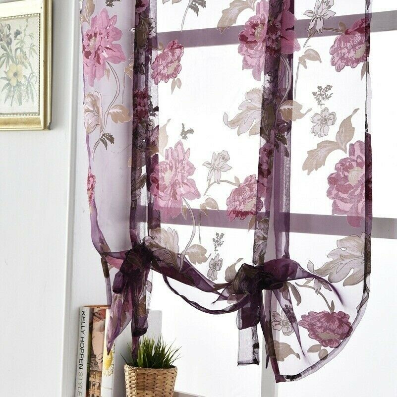 Burnout Finestra a Pacchetto Tendine Persiane Nastro Tulle Puro Drappo