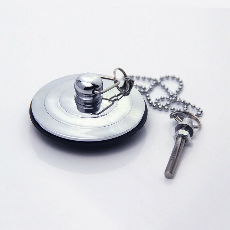 Argento/Oro/Antico Bagno Spina con Catena 40-60mm Vasca Lavandino Drenare Casa