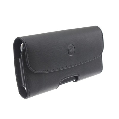 Leather Case Belt Clip Holster Cover Carry Pouch With Loops for Cell Phones