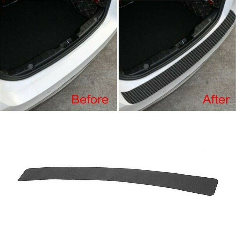 1x Carbon Fiber Auto Car Rear Bumper Protector Corner Trim Sticker Accessory