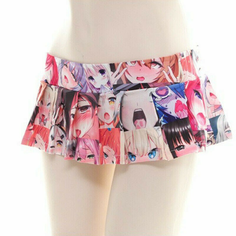 Japonais Femme Mini Jupe Plissée Lolita Micro Court Club Sexy Fête Kawaii