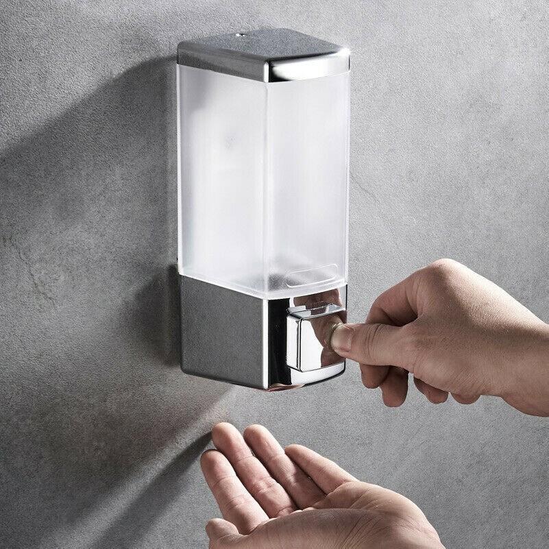 Liquide Shampoing Distributeur Mural 500ml Savon Plastique Pompe Salle Accesseur
