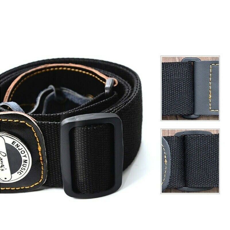 Électrique Sangle pour Guitare Acoustique Col Ceinture Épaule Coton Réglable