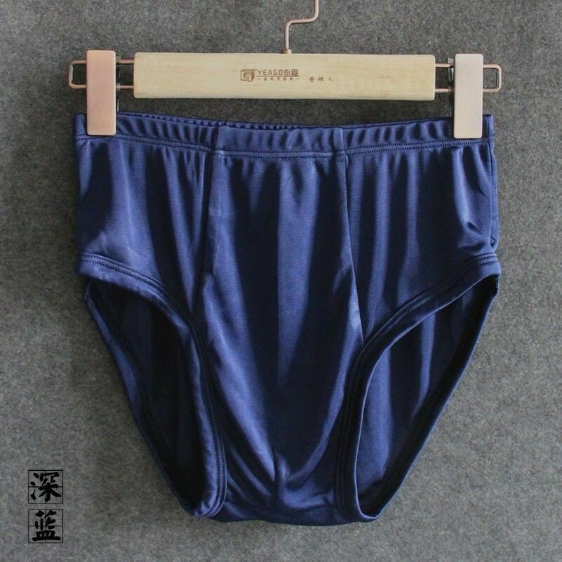 Herren 100% Seide gestrickt SLIP Höschen Unterwäsche Damenunterwäsche Schlüpfer