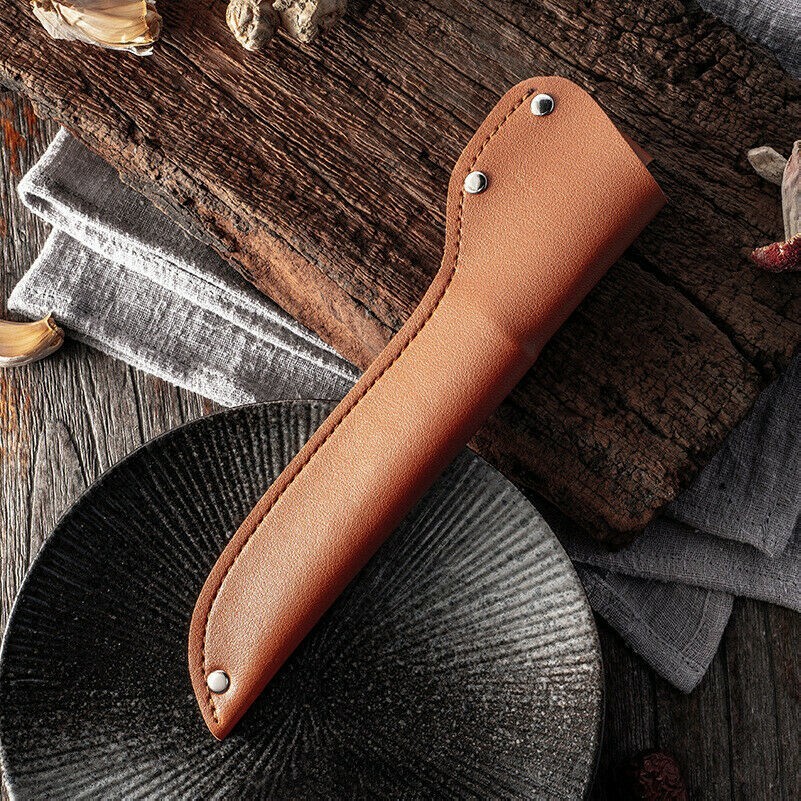 Ledergürtel Gerade Messer Mantel Tasche Hülle Für Feste Blade Brown Modisch