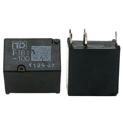 2Pcs FTB1-100 12VDC Automotive Relay 5Pins