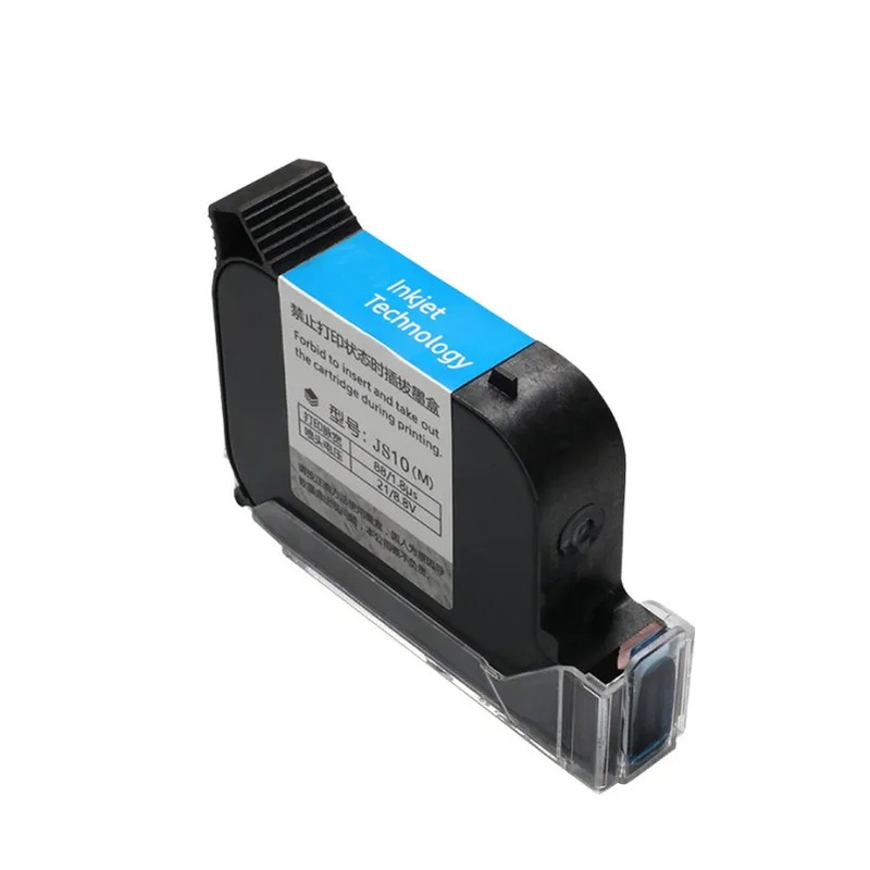 12.7mm JS10 Black Red Green Blue White Yellow Quick dry ink cartridge for 12.7mm