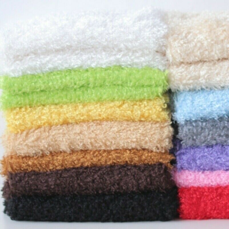 Lockig Teddy Kunstfell Stoff Fell Flauschig Plüsch Weiches Fleece Material Craft