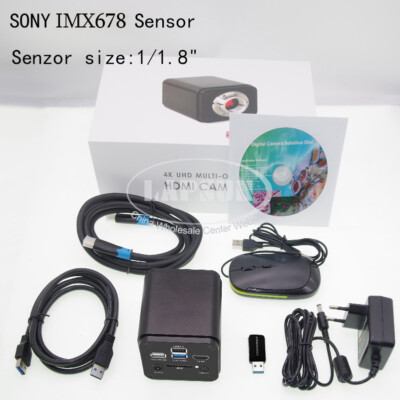 4K 8MP HDMI USB WIFI IMX678 IMX585 30FPS Industrial Microscope Video Camera SCAM