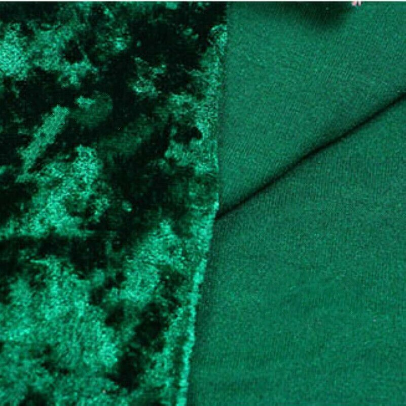 Stretch Velvet Fabric DIY for Dress Pillow Curtain Table Cloth Winter