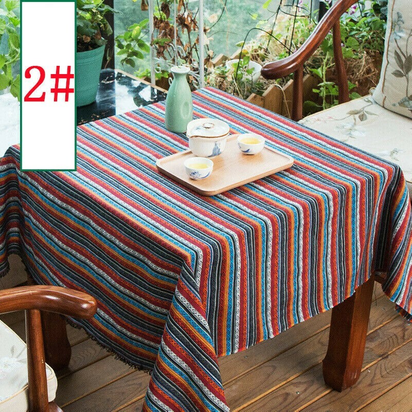 Ethnic Cotton Linen Fabric Bohemian Clothing Fabrics Table Sofa DIY Cloth SPW