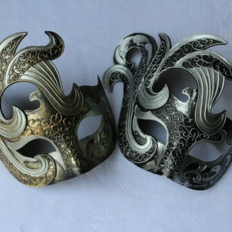 Halloween Venetian Mask Masquerade Party Fancy Dress Costume Vintage Look