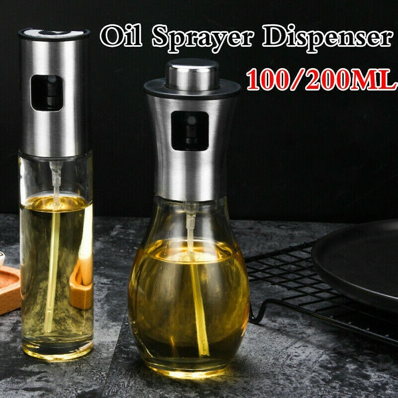 Olive Oil Sprayer Dispenser for Cooking Vinegar Bottle Pot BBQ Kitchen Tool Home