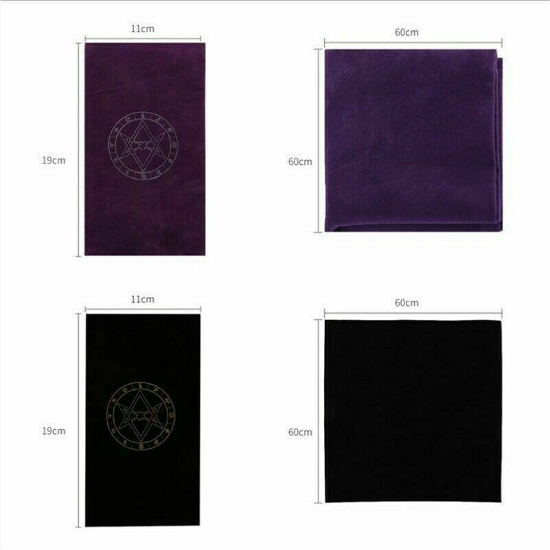Altar Tarot Cards Bag Cloth Tablecloth Divination Wicca Pagan Props Velvet