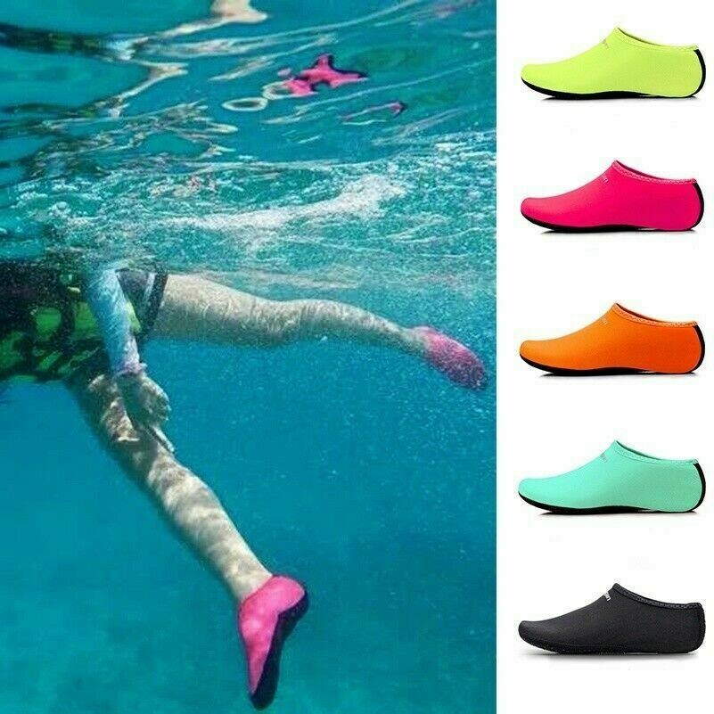 Unisex Scarpe da Spiaggia Mare PIEDI NUDI ACQUAMARINA Calze PISCINA IMMERSIONE