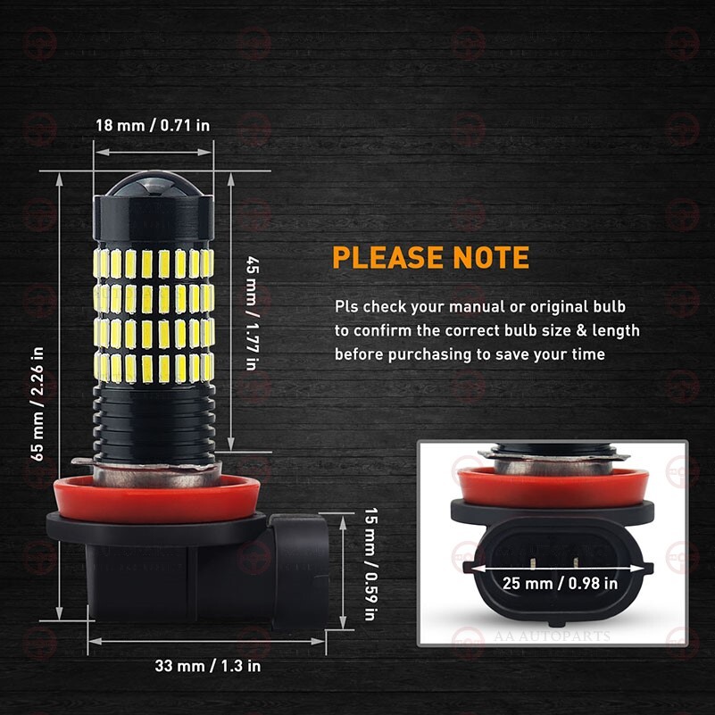 LED DRL Fog Light Covers + Foglights Holden Commodore VE Series 2 SS SV6 SSV - Picture 11 of 12