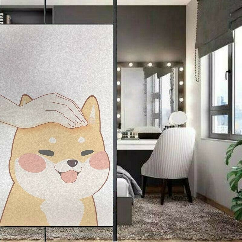 japanese-shiba-inu-window-static-cling-frosted-films-stained-glass-sticker
