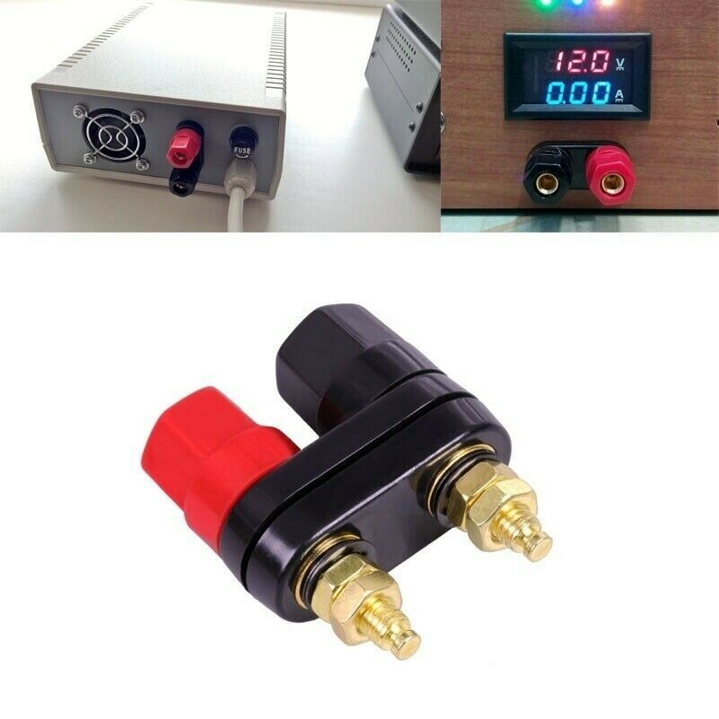 4mm Connettore Adattatore Dual Audio Spina Terminal Banana Jack Altoparlante