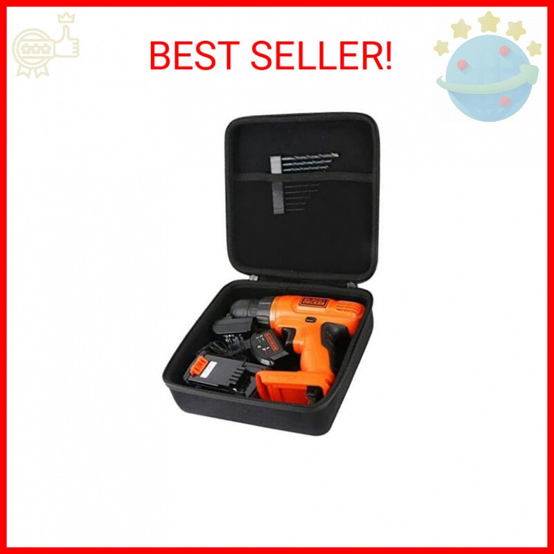 Khanka Hard Storage Case Replacement for BLACK+DECKER LDX120C/LD120VA Cordless D