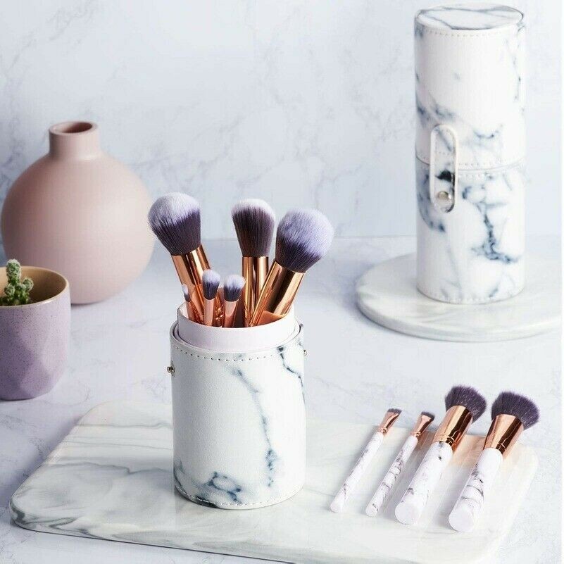 10PCS Marble Makeup Brush Set for Powder Eyeshadow Blusher Brushes Tools